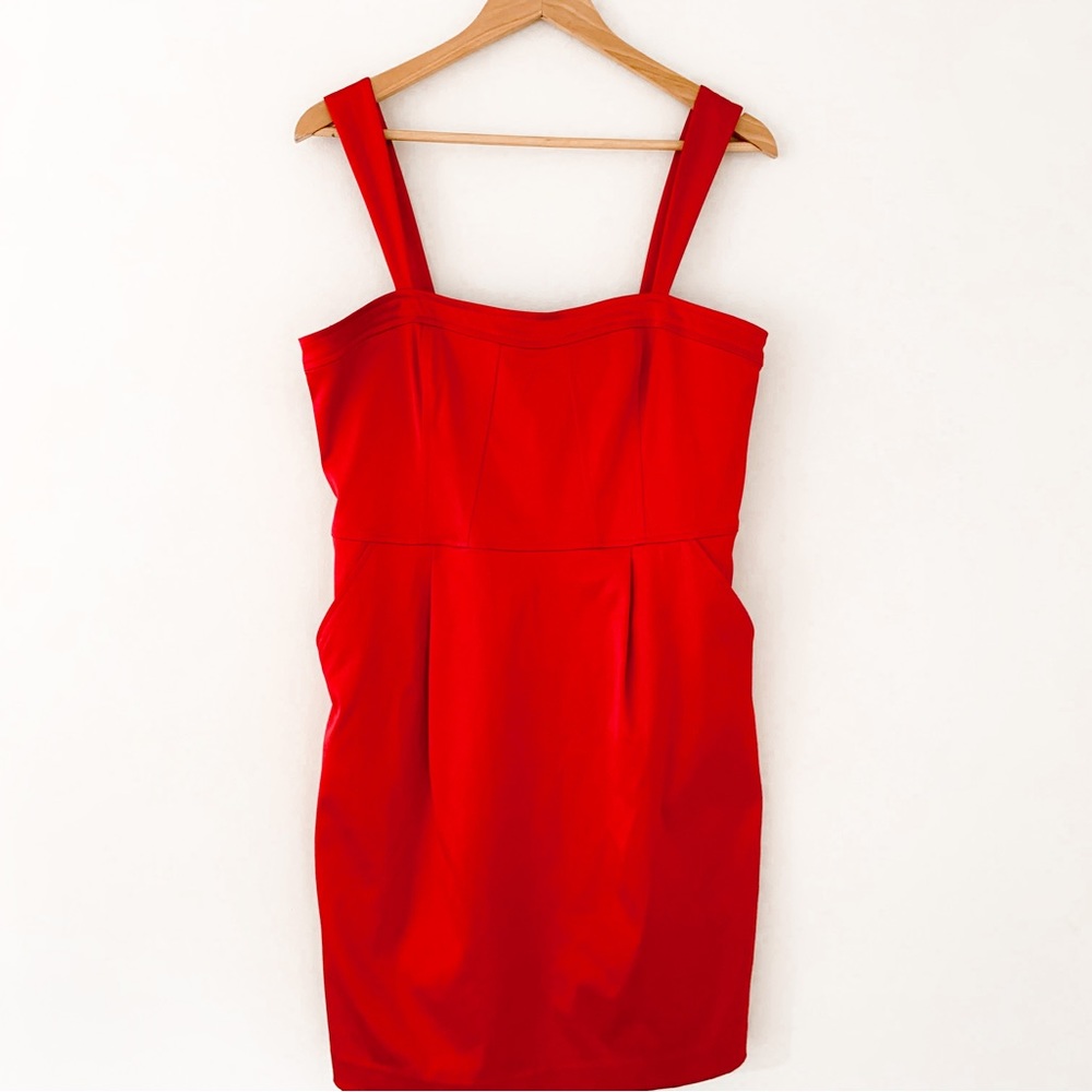 Express red mini dress - Picture 4 of 8
